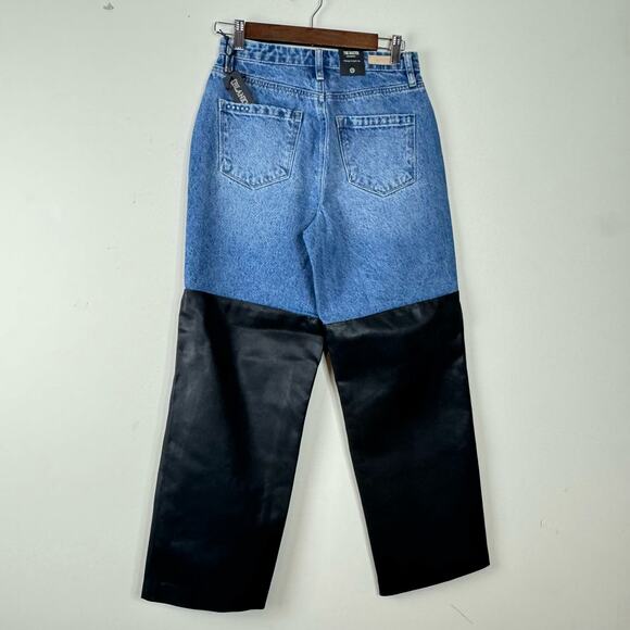 Blank NYC Blue Lights Ribcage Straight Leg The Baxter Jeans NWT Size 26 - Picture 5 of 9